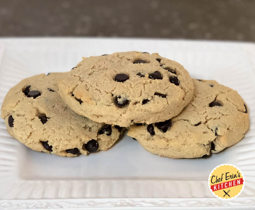 chocolate chip almond cookies