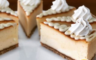 eggnog cheesecake