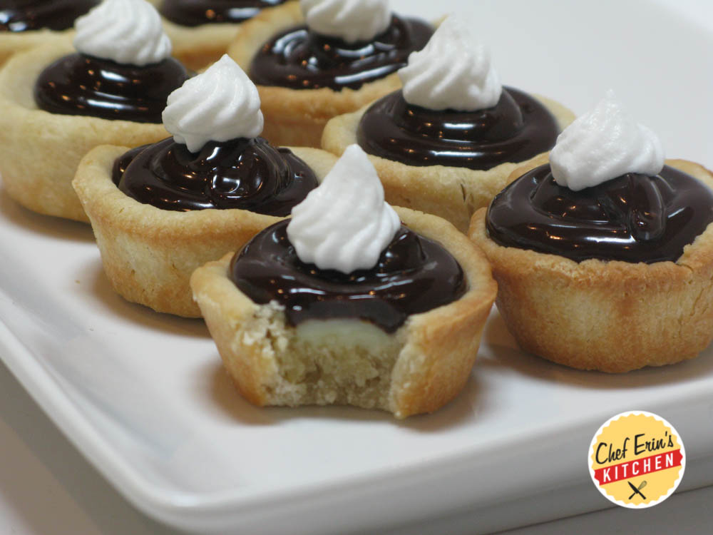 boston creme mini tarts