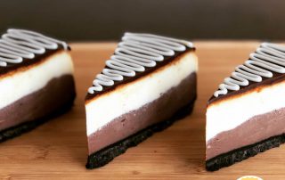 ebony and ivory cheesecake