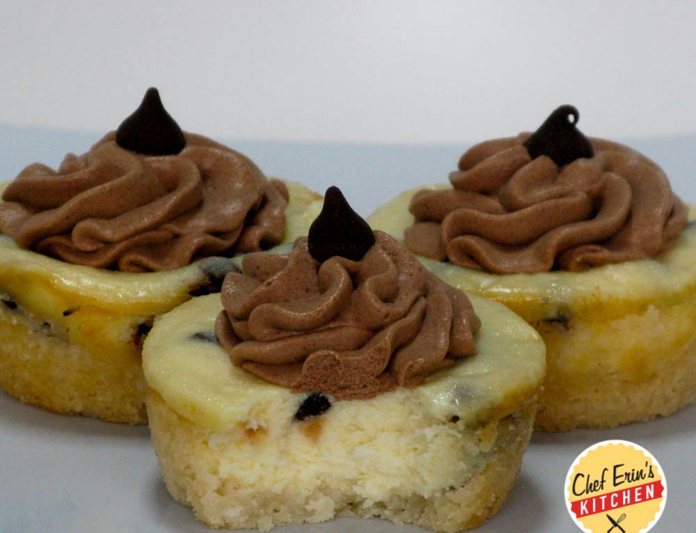 Chocolate Chip Cheesecake Cookie Tarts