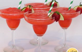 frozen strawberry margarita