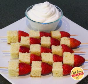 strawberry shortcake kabobs