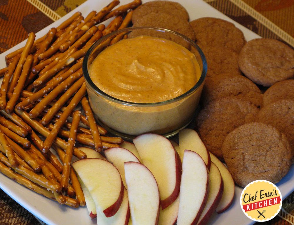 Pumpkin Pie Dip with Soft and Chewy Gingerbread Cookies