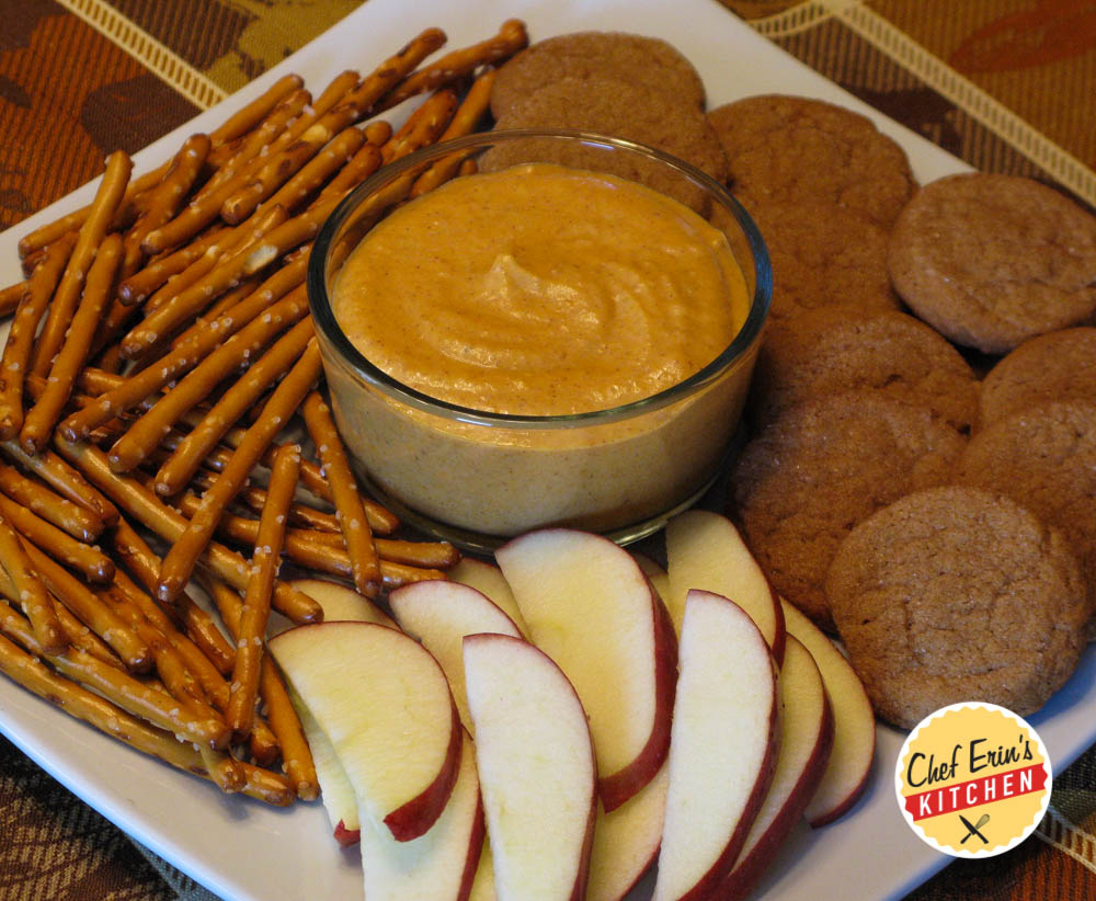 Pumpkin Pie Dip with Soft and Chewy Gingerbread Cookies