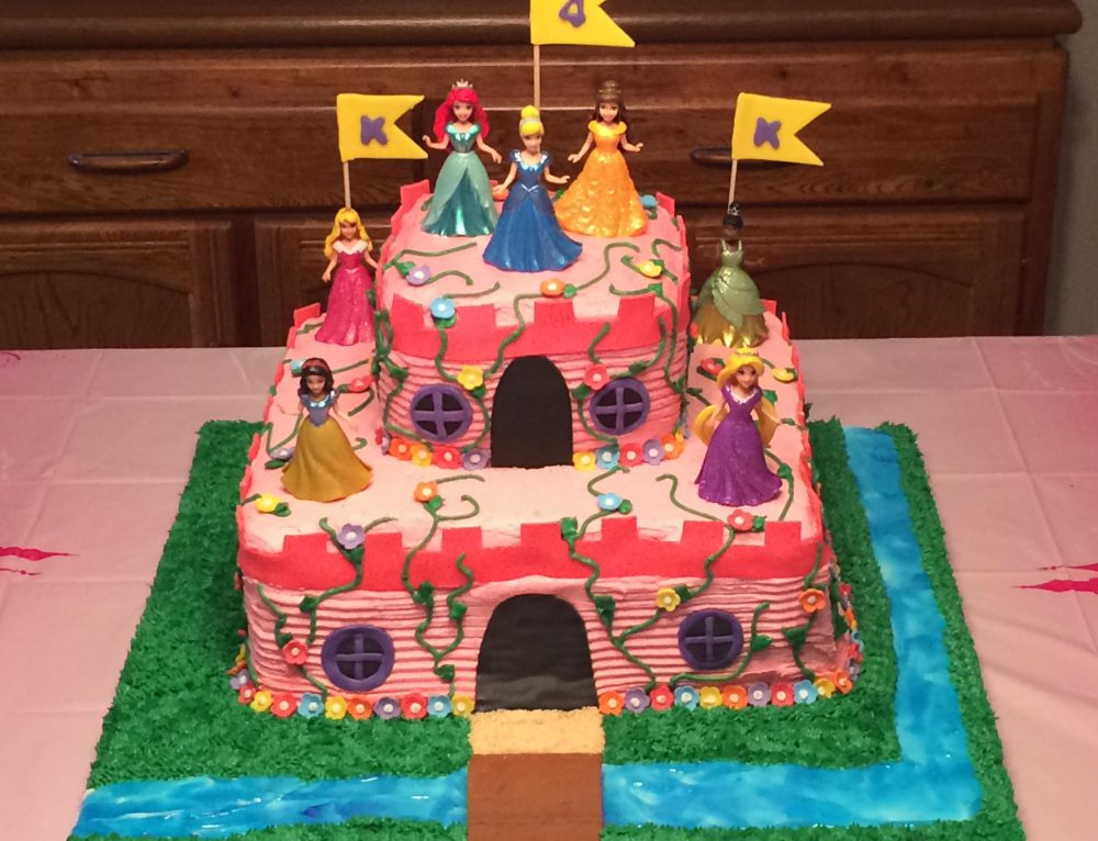 Princess Castle Cake