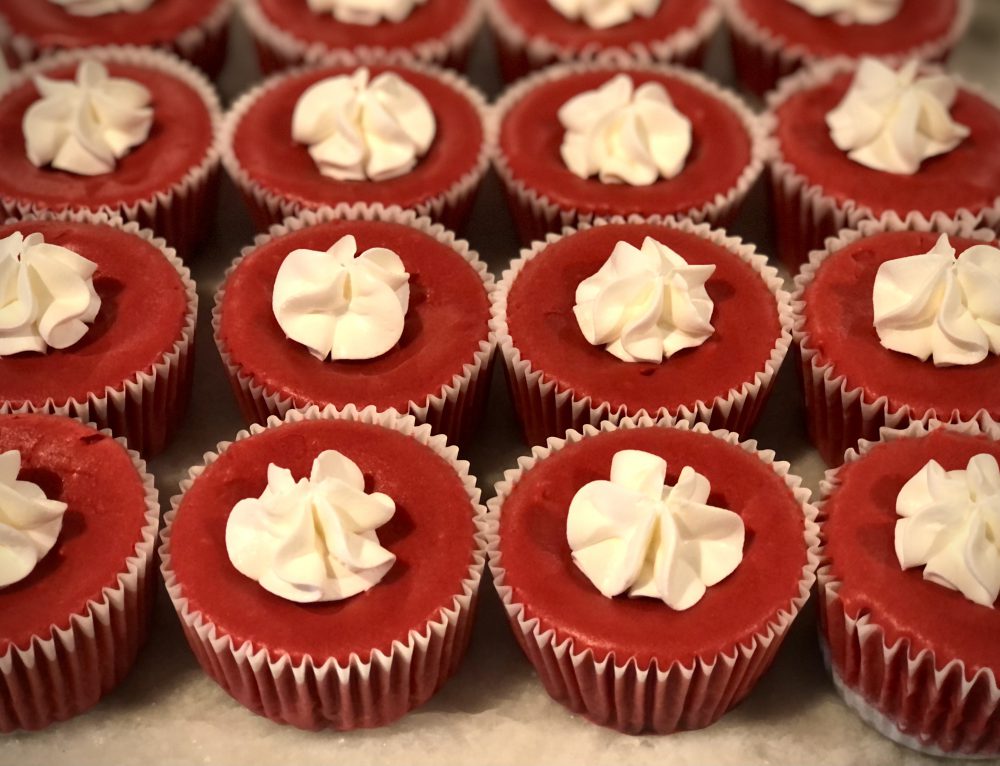 Red Velvet Cheesecake Tarts