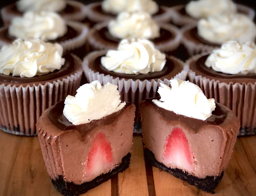 Chocolate Covered Strawberry Cheesecake